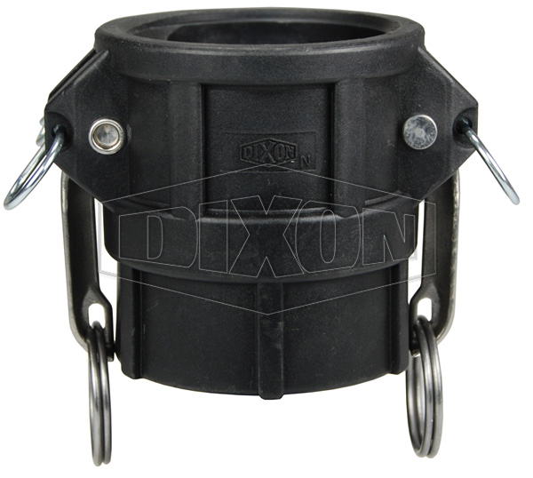 Polypropylene Cam & Groove Type D Coupler x Female NPT